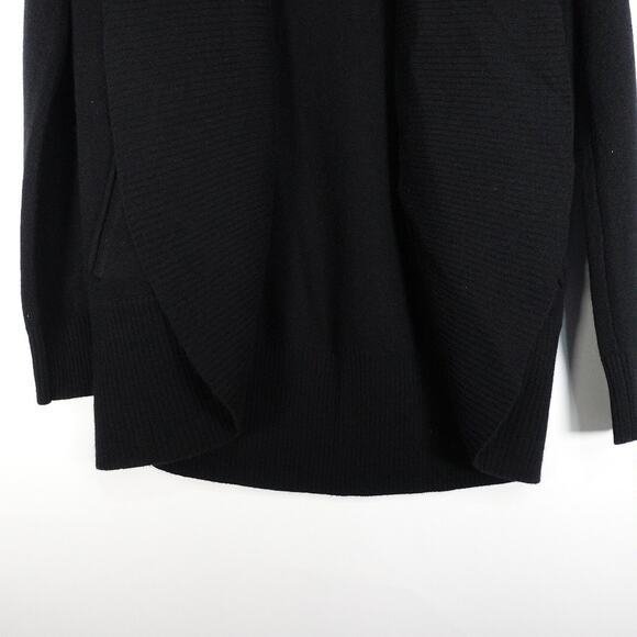 New Quince Black Mongolian Cashmere Open Cardigan Sweater Women’s XS 3631 - Picture 5 of 11